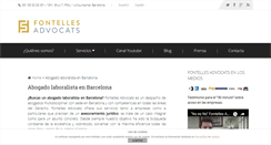 Desktop Screenshot of fontelles.com