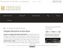 Tablet Screenshot of fontelles.com
